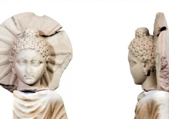 figurka buddy odkryta w egipcie