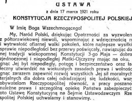 konstytucja marcowa